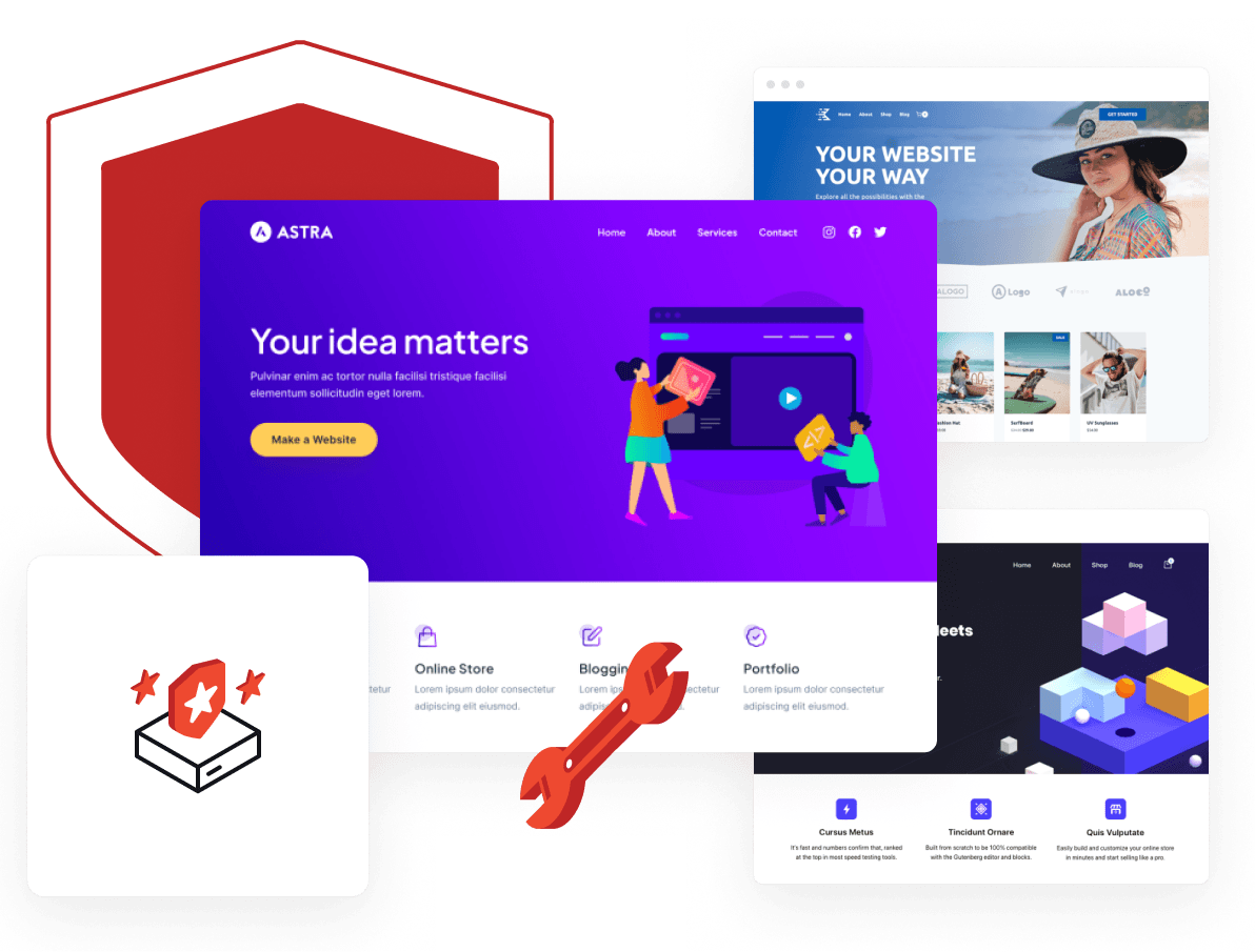 Provides comprehensive website security