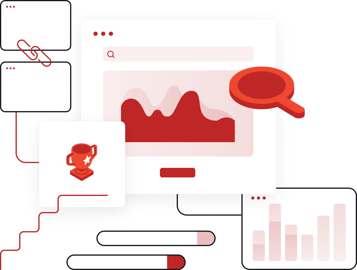 Put your SEO plan into action and get a monthly progress report