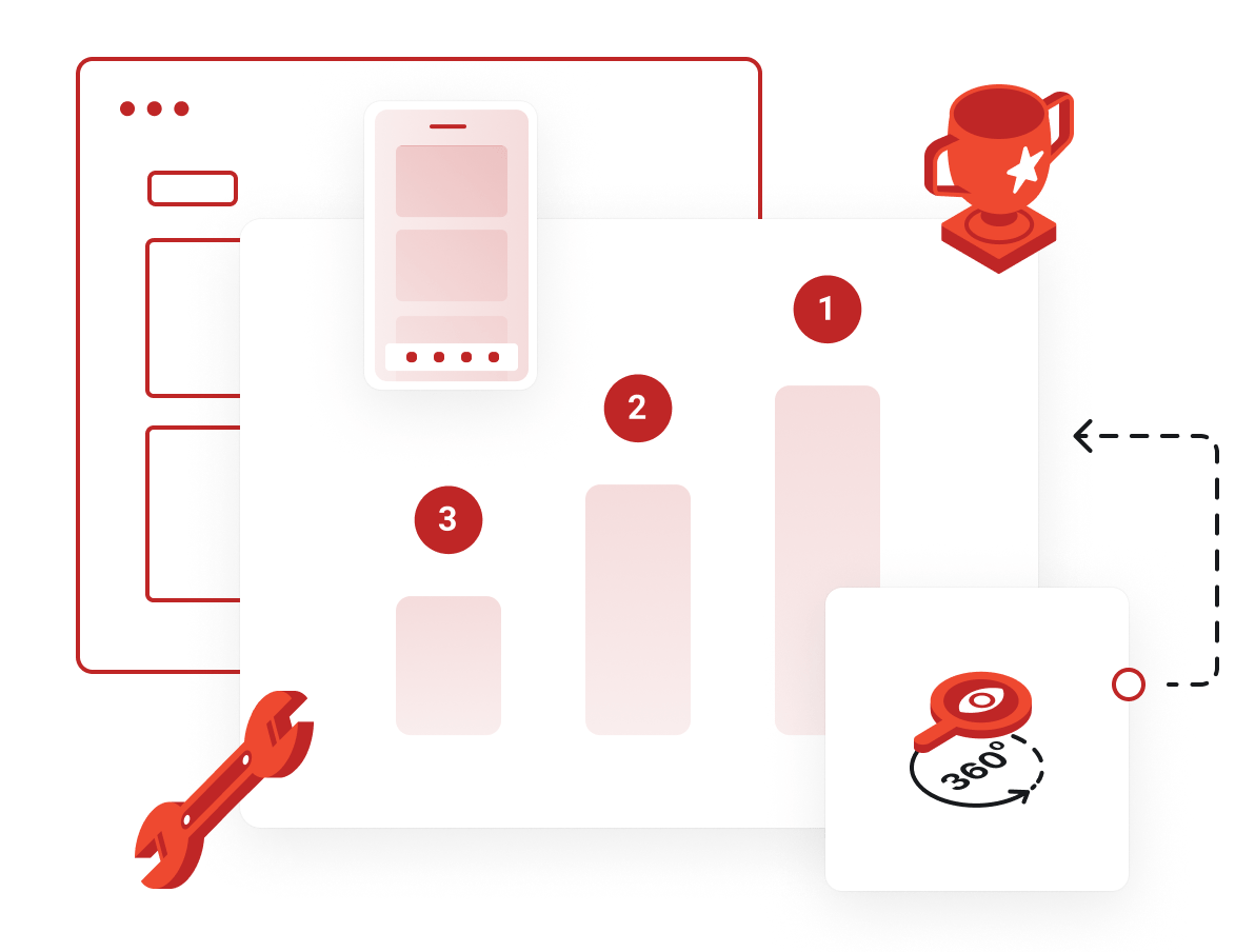 Monitor your search rankings with XOVI NOw's SEO rank tracke